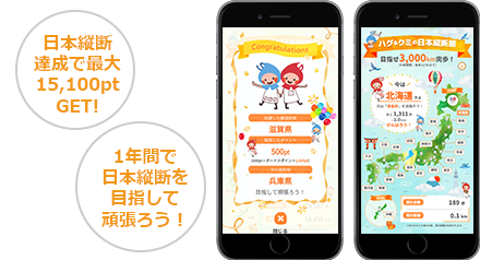 「ハグ＆クミの日本縦断旅」